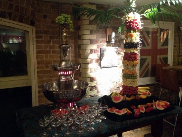 champagne fountain hire service