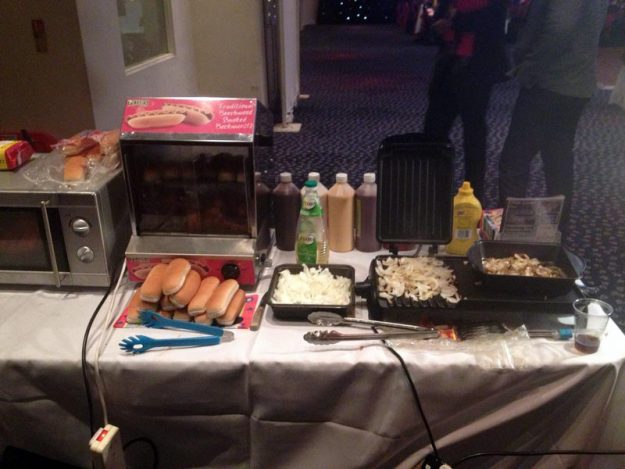 hot dogs stand hire service