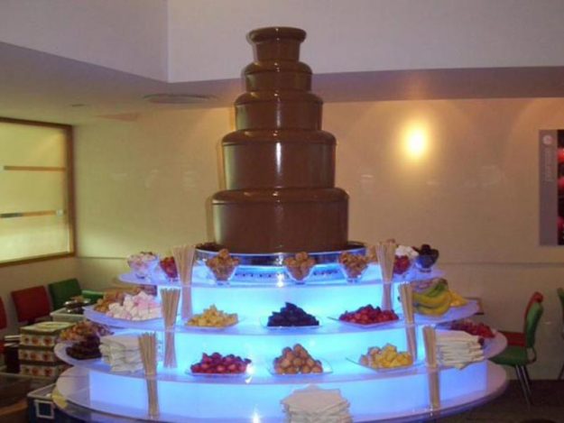 the worlds largest chocolate fountain hire service